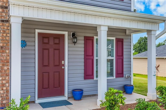 141 Nova Ln, King, NC 27021 - property entrance featuring covered porch