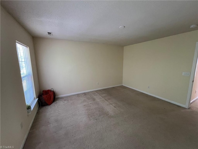 3931 Fountain Village Ln, High Point, NC 27265 - empty room featuring plenty of natural light, carpet floors, baseboards, and a textured ceiling
