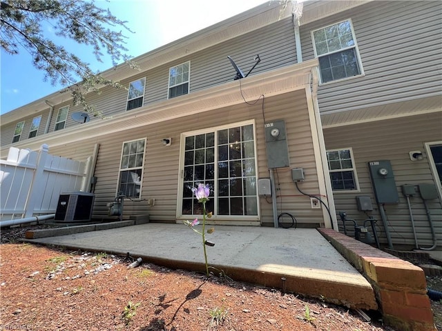 3931 Fountain Village Ln, High Point, NC 27265 - rear view of property with central AC