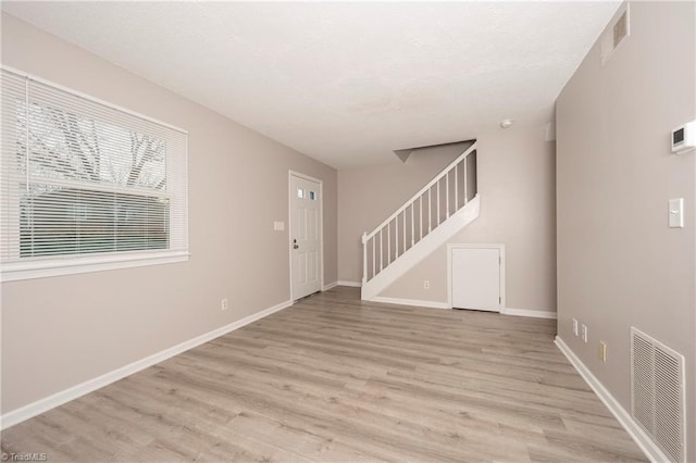 entryway featuring light wood-type flooring