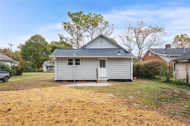 view of rear view of property