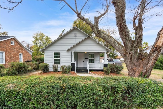 bungalow with covered porch