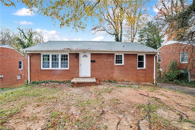 view of front of home