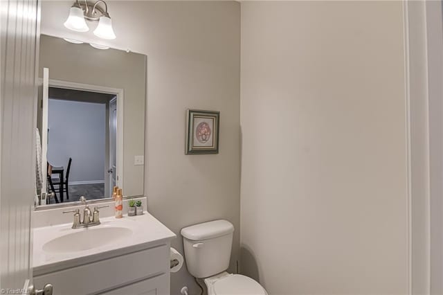 1438 Crestlawn Trl, Pfafftown, NC 27040 - half bath featuring toilet and vanity