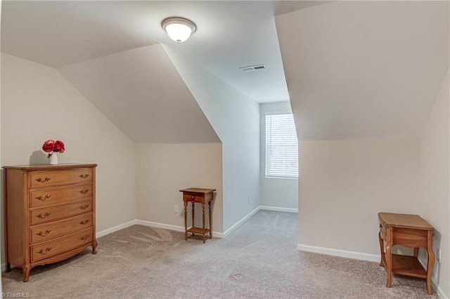 1438 Crestlawn Trl, Pfafftown, NC 27040 - bonus room with lofted ceiling, light carpet, and baseboards