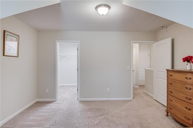 1438 Crestlawn Trl, Pfafftown, NC 27040 - bedroom featuring light carpet, baseboards, and a spacious closet
