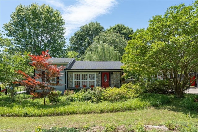 238 Maple St, King, NC 27021 - view of front facade with stone siding