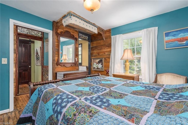 238 Maple St, King, NC 27021 - bedroom with hardwood / wood-style flooring