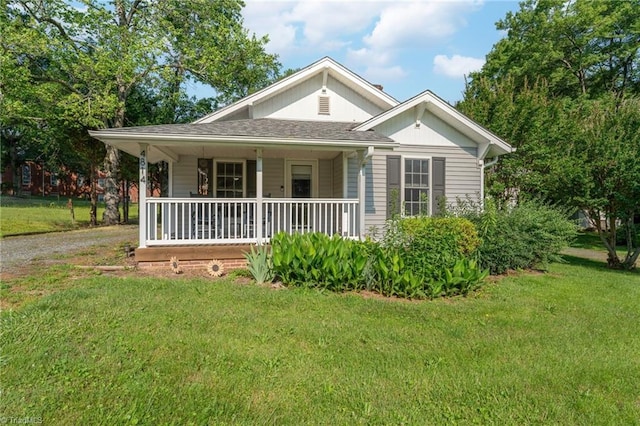 4814 Merrimac St, Winston-Salem, NC 27105 - bungalow-style house with covered porch and a front yard