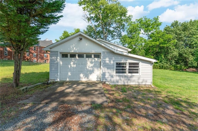 4814 Merrimac St, Winston-Salem, NC 27105 - detached garage with driveway