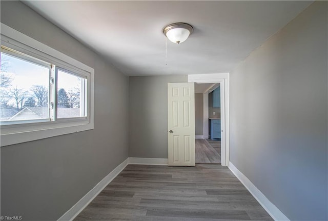 interior space featuring hardwood / wood-style floors