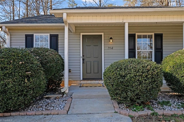 view of entrance to property