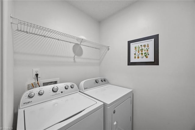 1948 Ray Alexander Dr, Greensboro, NC 27410 - laundry room featuring independent washer and dryer