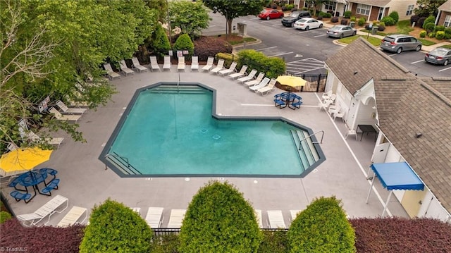 1948 Ray Alexander Dr, Greensboro, NC 27410 - community pool featuring fence