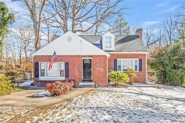 view of cape cod house