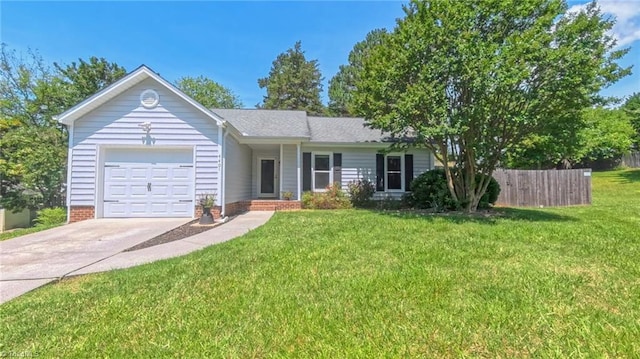 4401 Barndale Ct, Jamestown, NC 27282 - ranch-style home featuring a garage and driveway