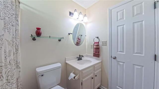 4401 Barndale Ct, Jamestown, NC 27282 - bathroom featuring vanity and a shower with curtain