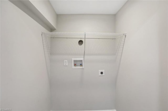 laundry room featuring electric dryer hookup and hookup for a washing machine