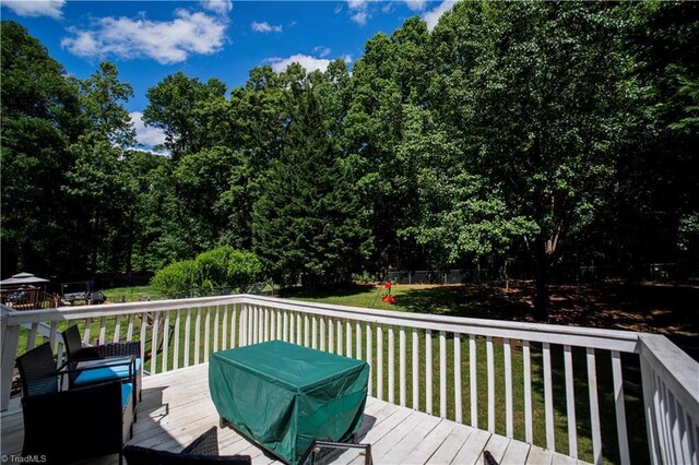 view of deck