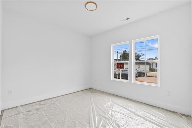 view of empty room