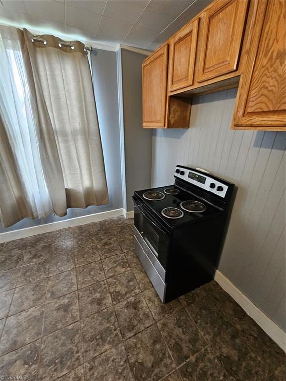 kitchen featuring range with electric stovetop