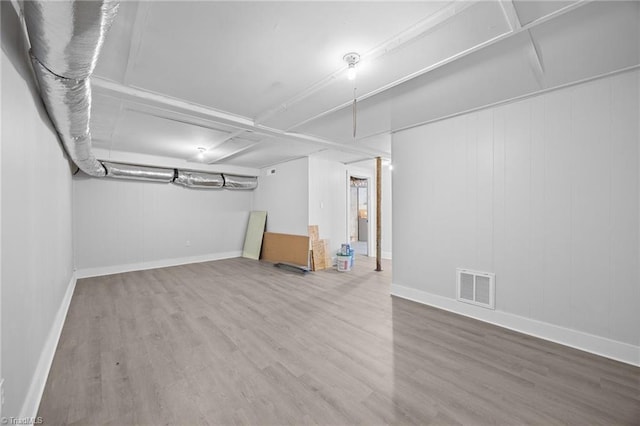 220 Glen Ter, Mount Airy, NC 27030 - finished below grade area with wood finished floors and baseboards