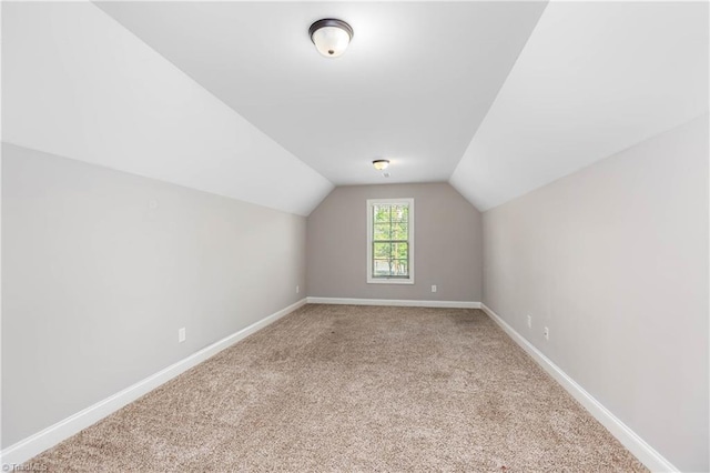 3632 Sally Kirk Rd, Winston-Salem, NC 27106 - additional living space featuring carpet, lofted ceiling, and baseboards