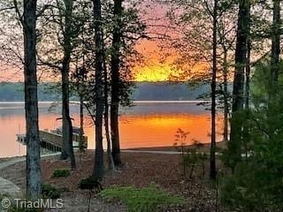 258 Pattersons Brg, New London, NC 28127 - water view featuring a dock