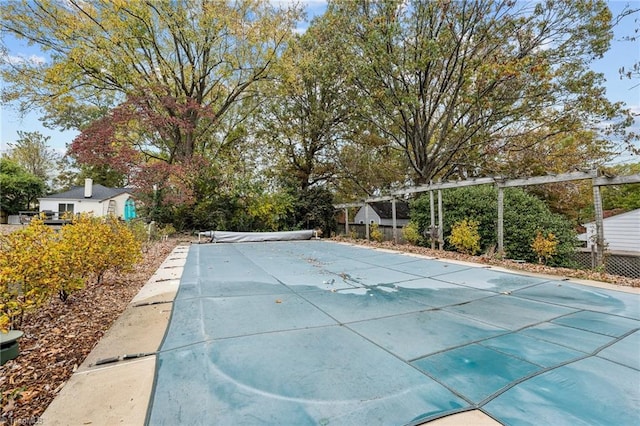 view of pool