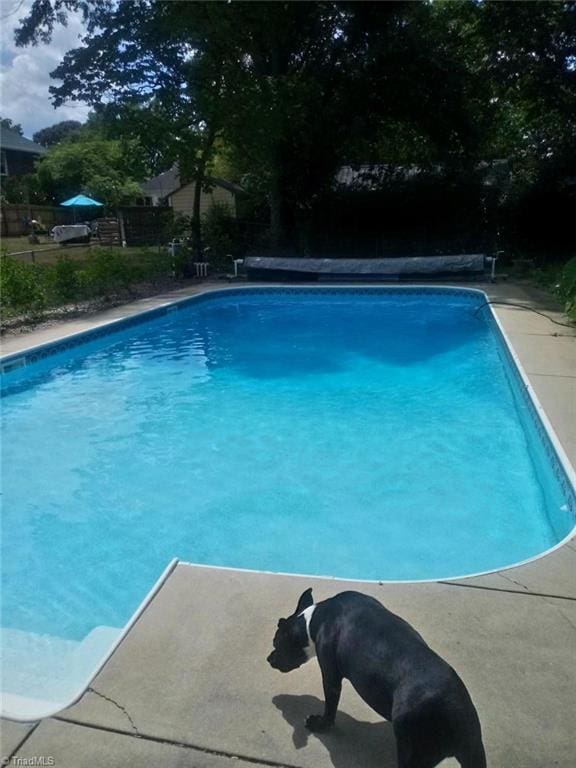 view of pool