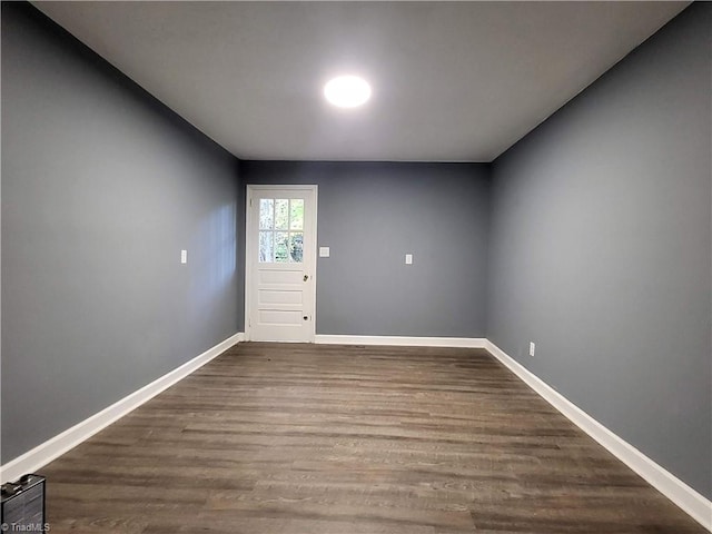 interior space featuring hardwood / wood-style floors