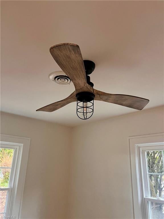 1214 Fillman Dr, Reidsville, NC 27320 - details with visible vents and ceiling fan