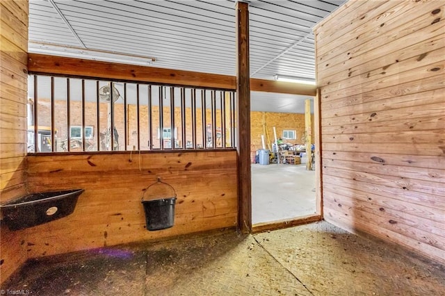 view of horse barn