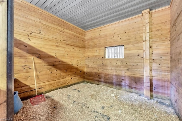 view of horse barn