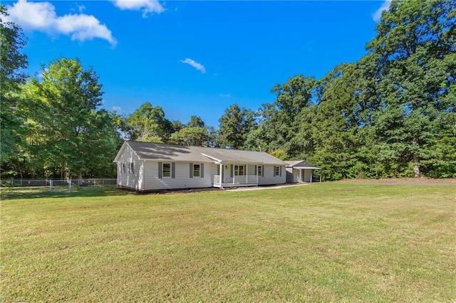 2282 Valewood Dr, Asheboro, NC 27205 - back of property featuring crawl space