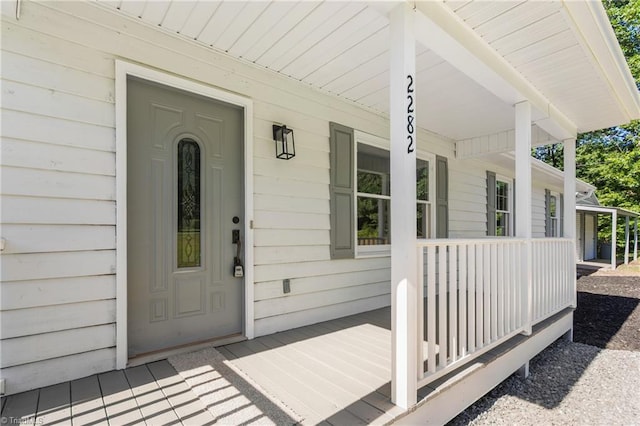 2282 Valewood Dr, Asheboro, NC 27205 - entrance to property featuring a porch