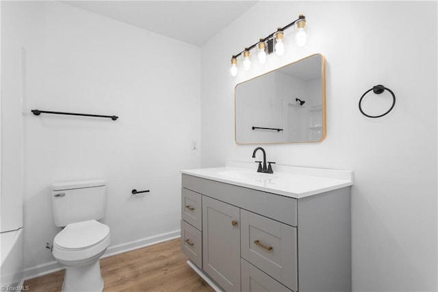 2282 Valewood Dr, Asheboro, NC 27205 - full bathroom with vanity and wood finished floors