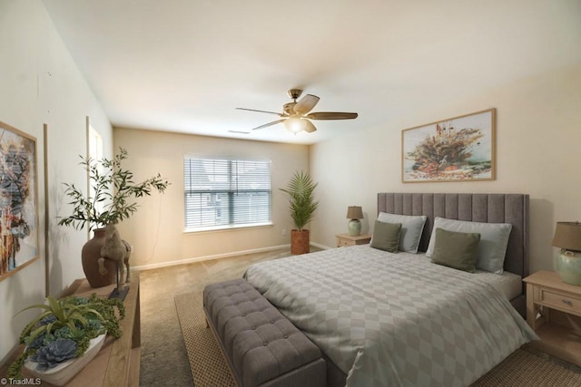 1881 Huntley Way, Burlington, NC 27215 - carpeted bedroom with baseboards and a ceiling fan