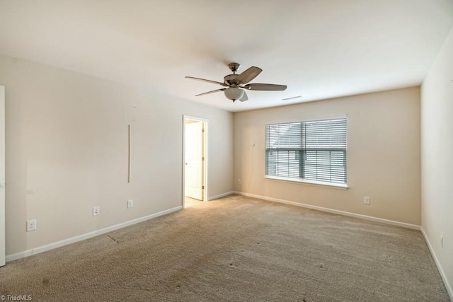 1881 Huntley Way, Burlington, NC 27215 - unfurnished room featuring carpet flooring, ceiling fan, and baseboards