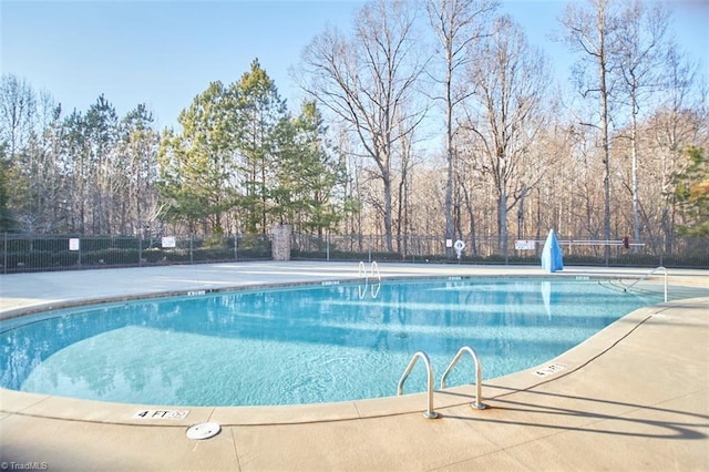 pool with fence