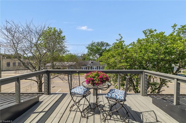 225 Main St E, Pilot Mountain, NC 27041 - view of deck