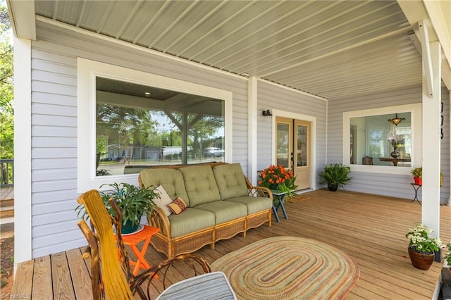 225 Main St E, Pilot Mountain, NC 27041 - view of wooden porch
