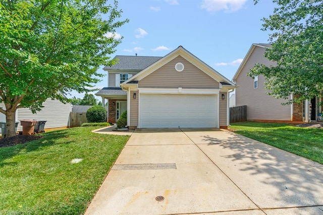 305 Apple Ridge Rd, Greensboro, NC 27406 - traditional-style home featuring driveway and an attached garage