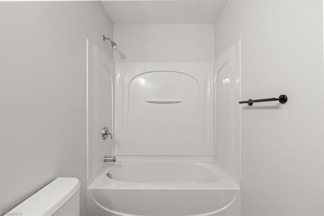 305 Apple Ridge Rd, Greensboro, NC 27406 - full bathroom featuring bathing tub / shower combination and a textured ceiling