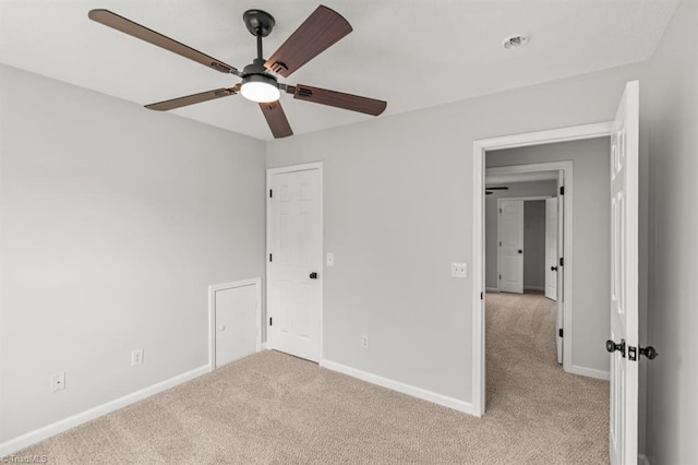 305 Apple Ridge Rd, Greensboro, NC 27406 - unfurnished bedroom with light colored carpet and a ceiling fan
