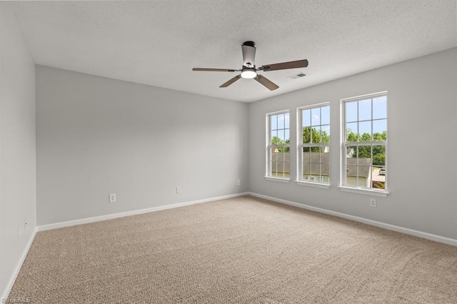 305 Apple Ridge Rd, Greensboro, NC 27406 - carpeted spare room featuring ceiling fan and a textured ceiling