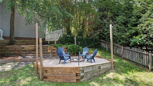 1807 Millhouse Ct, Greensboro, NC 27407 - view of yard