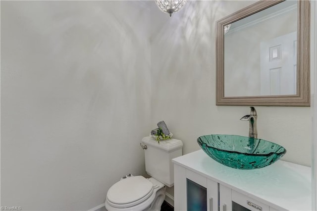 1807 Millhouse Ct, Greensboro, NC 27407 - bathroom with vanity and toilet
