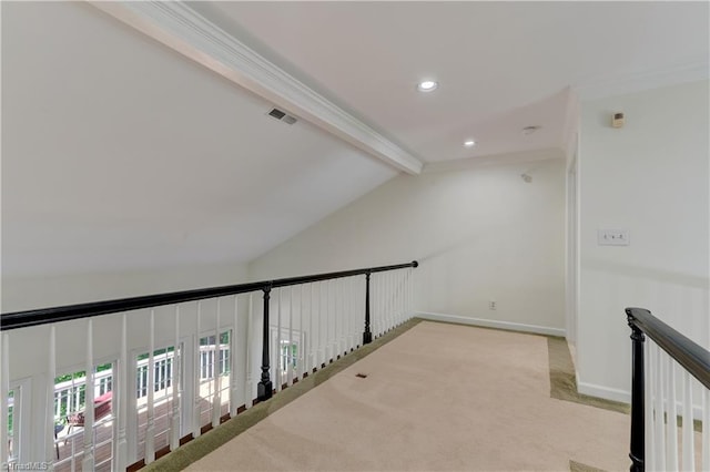 1807 Millhouse Ct, Greensboro, NC 27407 - corridor featuring carpet floors and recessed lighting