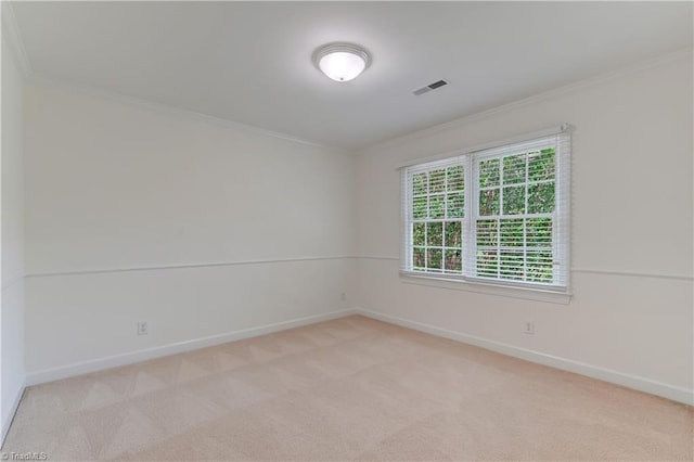 1807 Millhouse Ct, Greensboro, NC 27407 - carpeted empty room featuring ornamental molding and baseboards